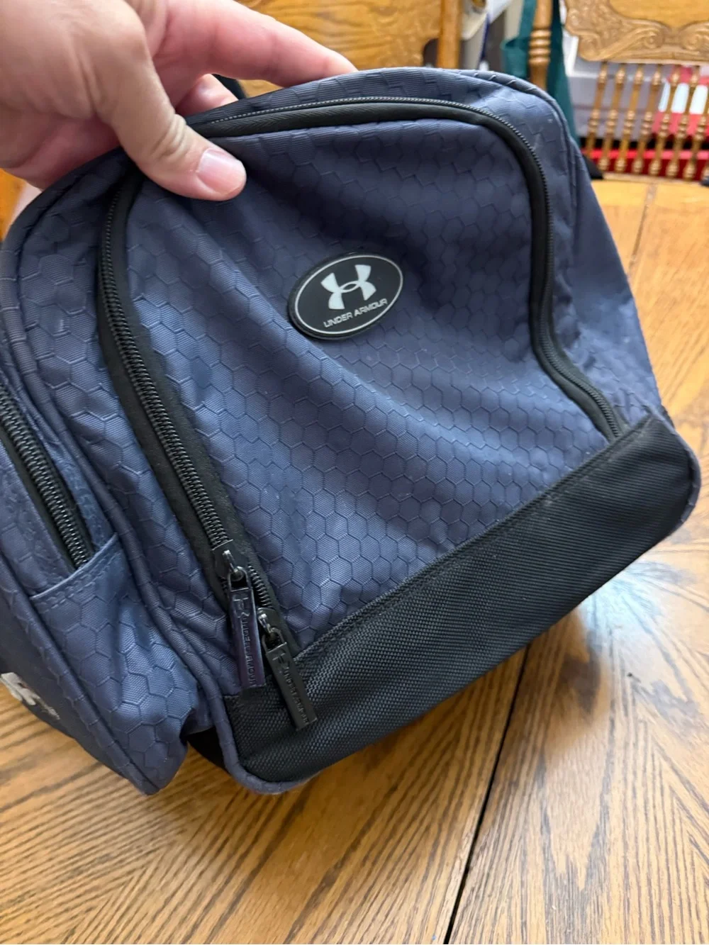 Under Armour Navy and Black Duffel Bag for Men